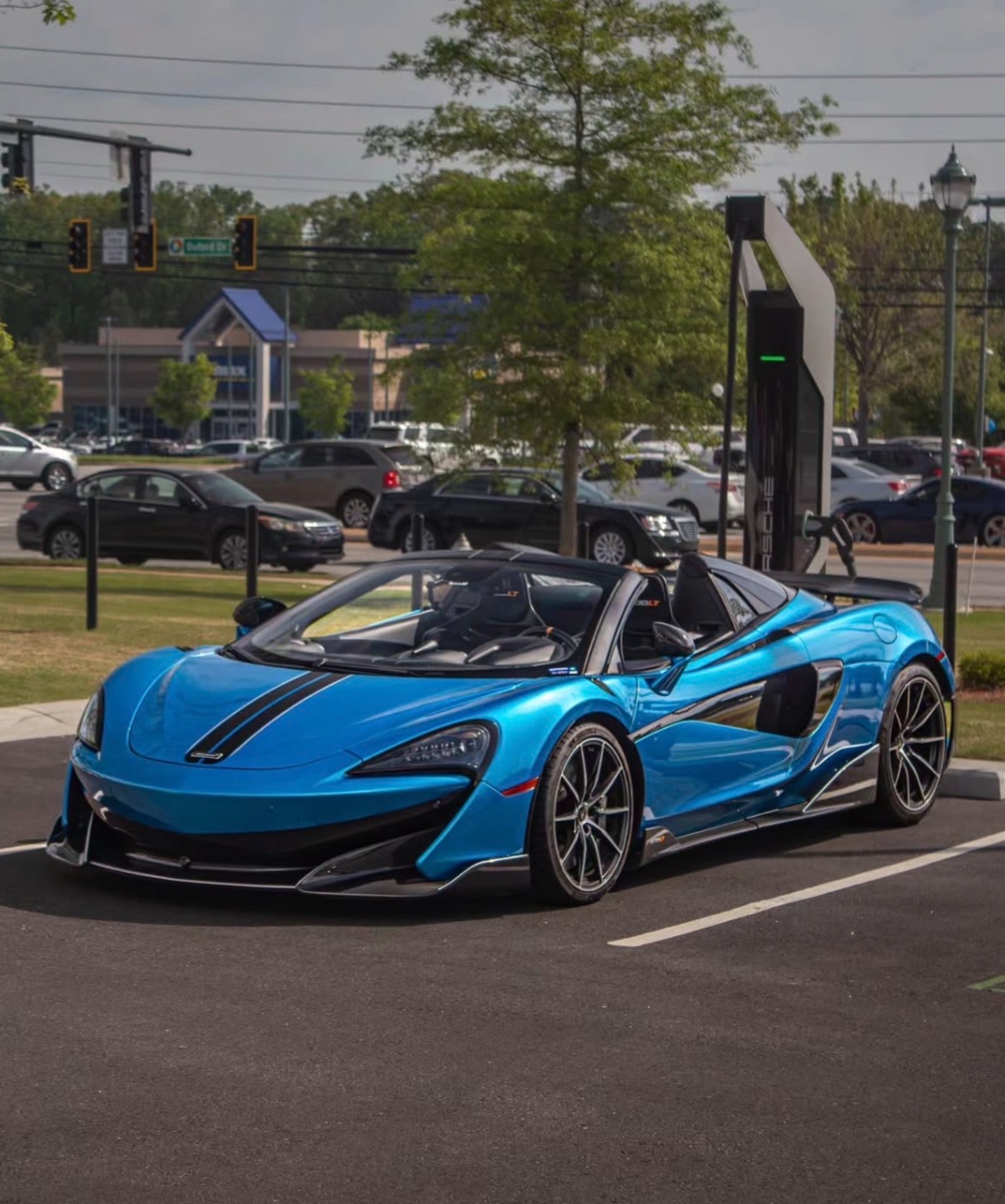 High-energy car event scene